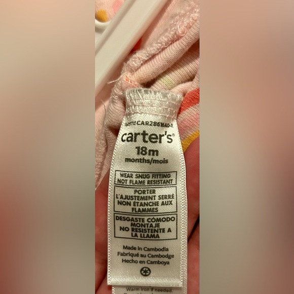 🔥NWT Girls Carter’s 4pc pajama tops & pants set - Picture 10 of 10